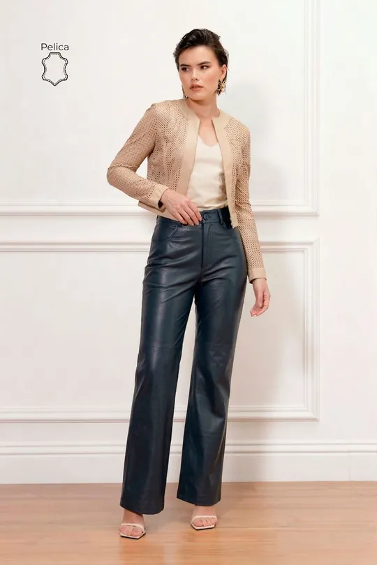 Calça Flare Lunna - Pelica Marinho