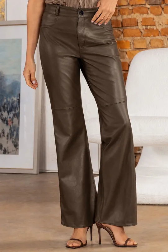 Calça Flare Lunna - Whisky Calça Flare Lunna - Whisky