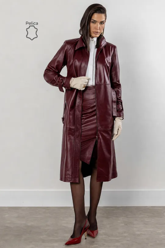 Casaco Perry - Pelica Burgundy