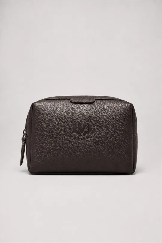 Necessaire de Couro Marrom