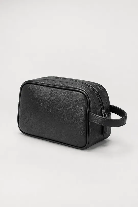 Necessaire de Couro Preta