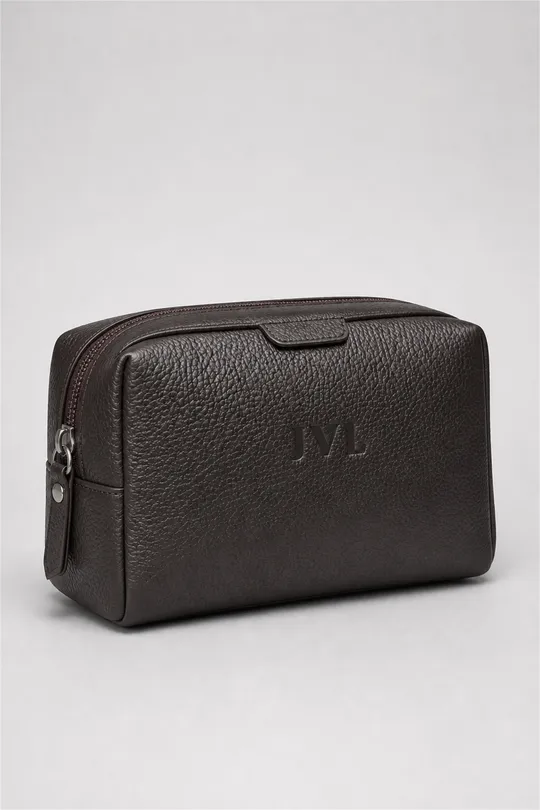 Necessaire de Couro Marrom Necessaire de Couro Marrom