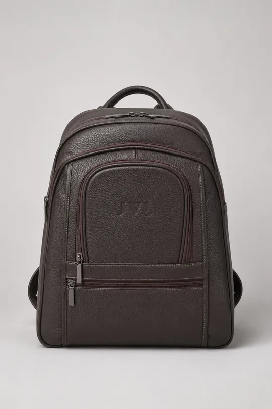 Mochila de Couro Café