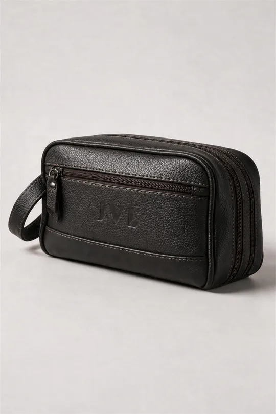 Necessaire de Couro Marrom Necessaire de Couro Marrom