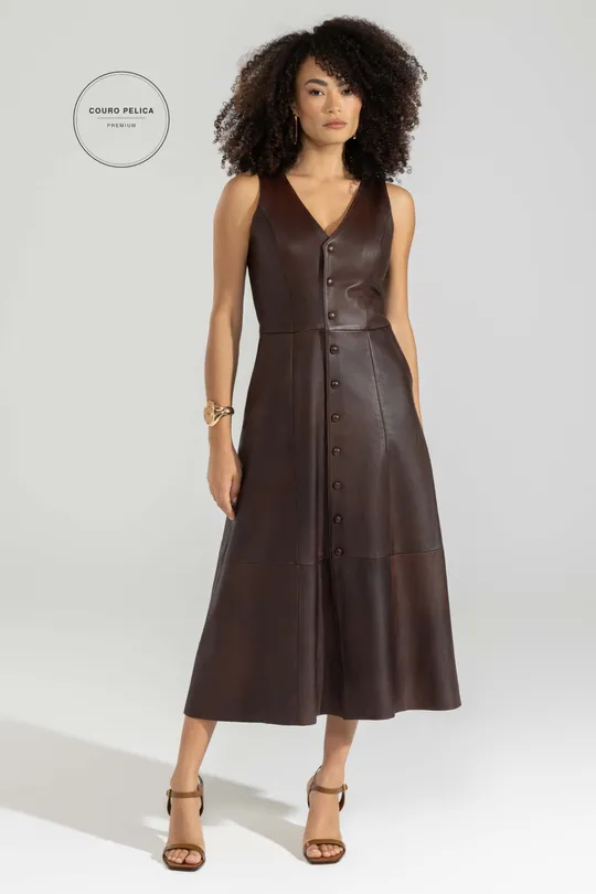 Vestido Solar - Pelica Chocolate