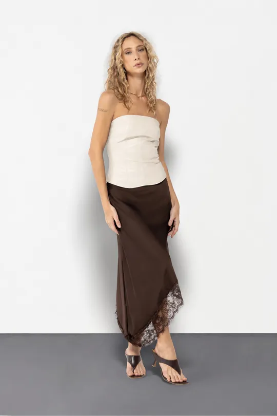 Top Capri - Pelica Off White