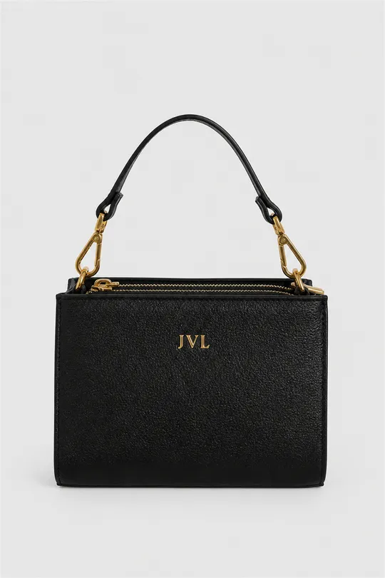 Bolsa de Couro Preta