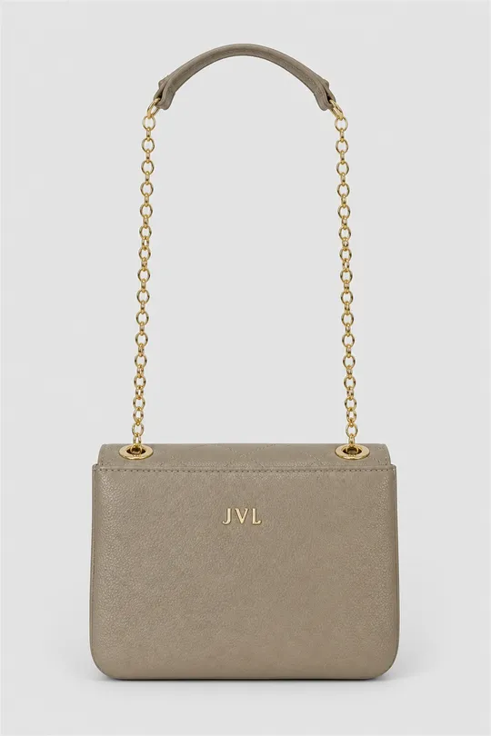 Bolsa de Couro Taupe Bolsa de Couro Taupe