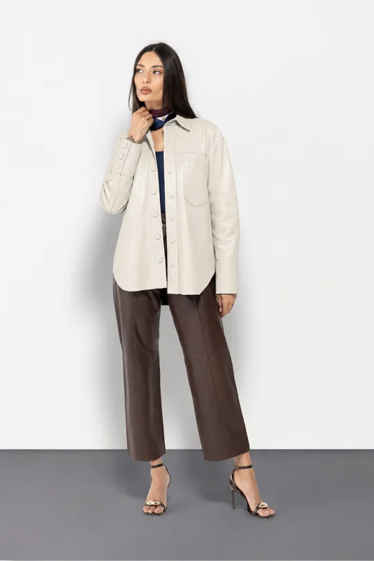 Camisa Mika - Pelica Off White Camisa Mika - Pelica Off White