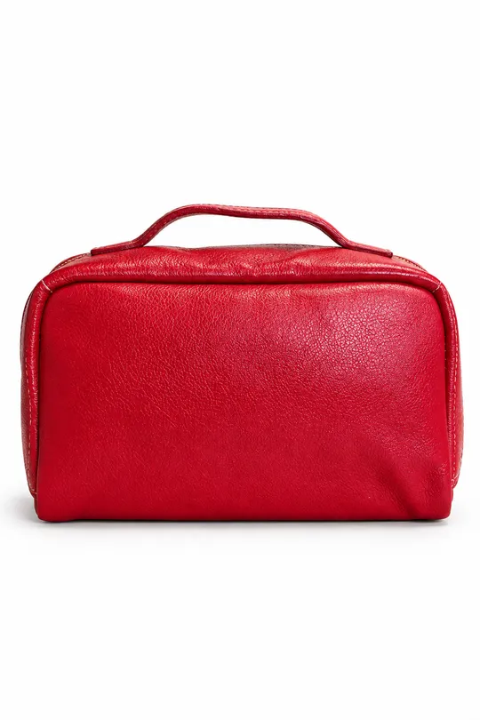 Necessaire de Couro Vermelho Necessaire de Couro Vermelho