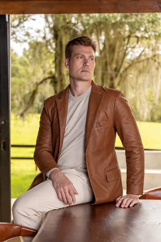 Blazer August Pelica Caramelo