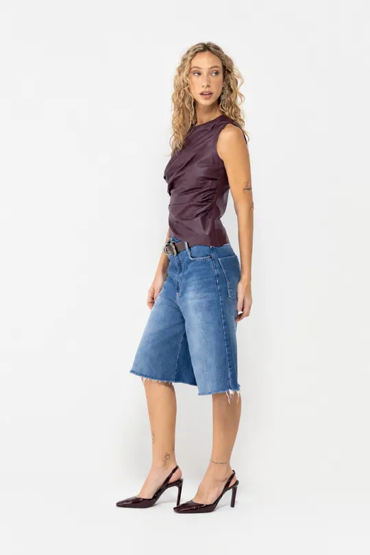 Blusa Zadie - Pelica Uva