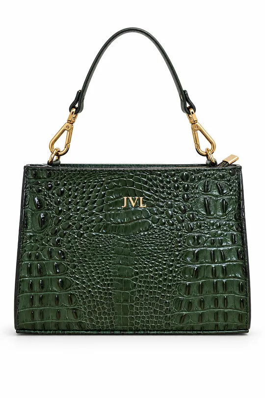 Bolsa de Couro Croco Verde