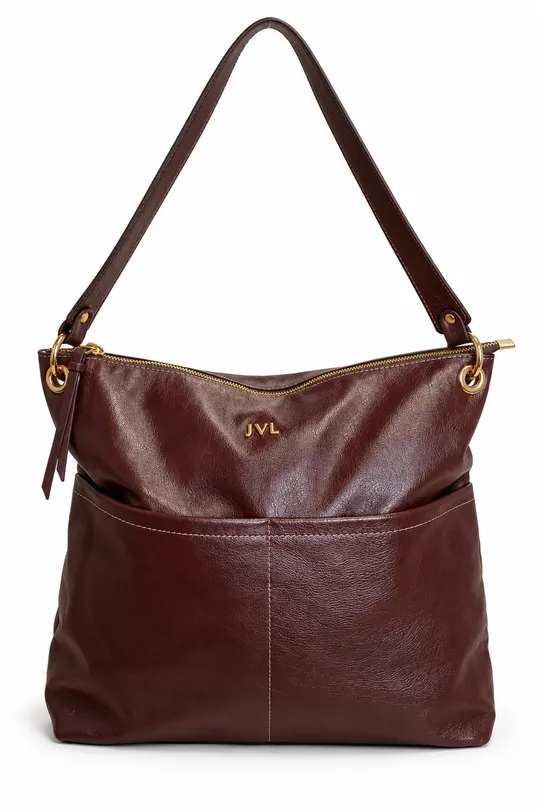 Bolsa de Couro Cozy Pinhão