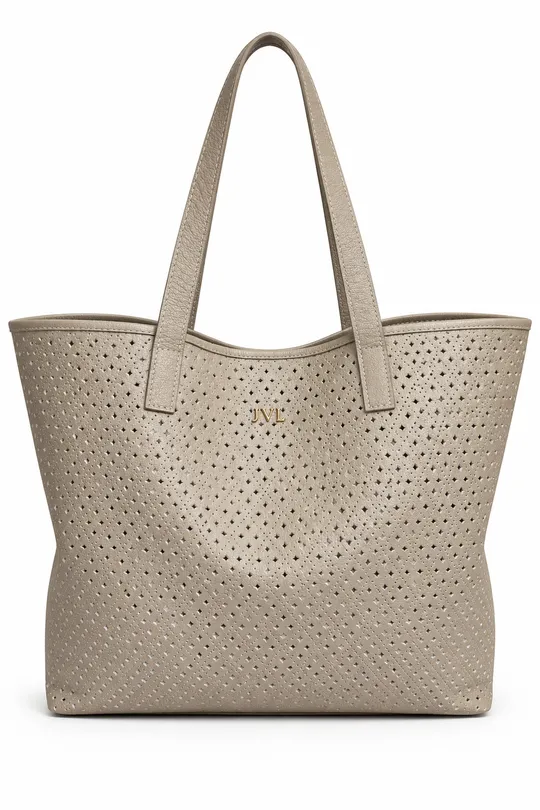 Bolsa Bali Perfurada Taupe