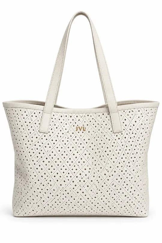 Bolsa Bali Perfurada Off White 
