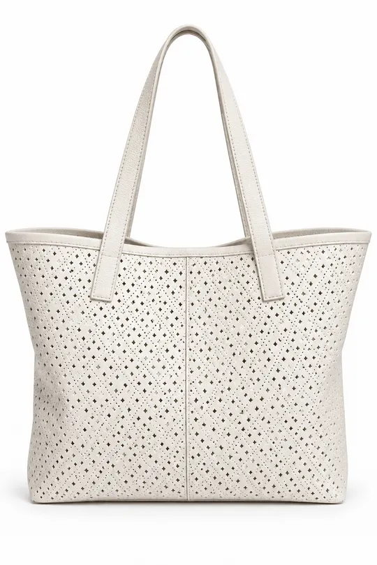 Bolsa Bali Perfurada Off White Bolsa Bali Perfurada Off White