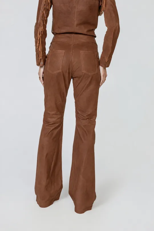 Calça Laramie - Camurça Chocolate Calça Laramie - Camurça Chocolate