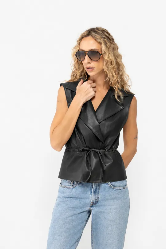 Colete Siena - Pelica Preto