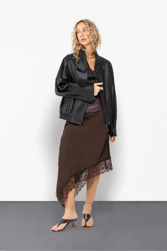 Jaqueta Devon Oversized - Pelica Preta