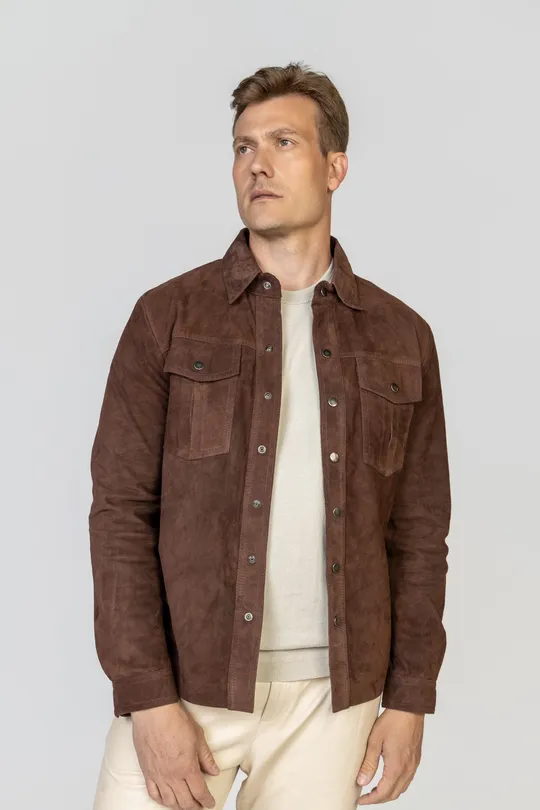 Camisa Roy - Camurça Chocolate Camisa Roy - Camurça Chocolate