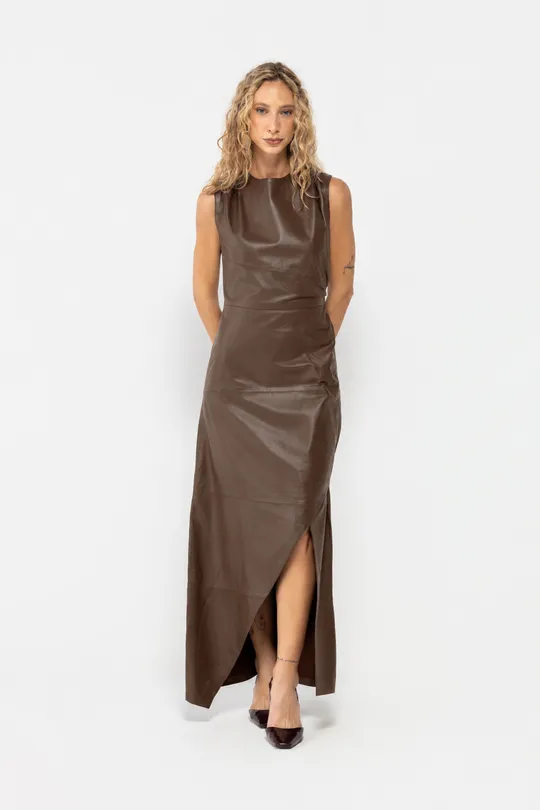 Vestido Sable - Pelica Chocolate