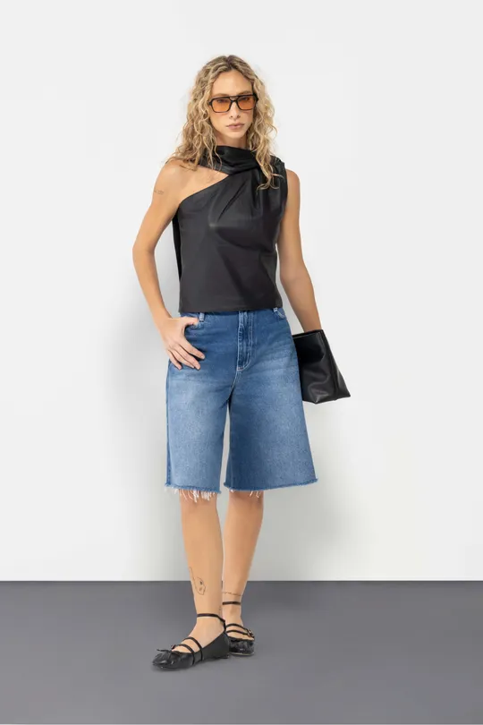 Blusa Rhea - Pelica Preta Blusa Rhea - Pelica Preta