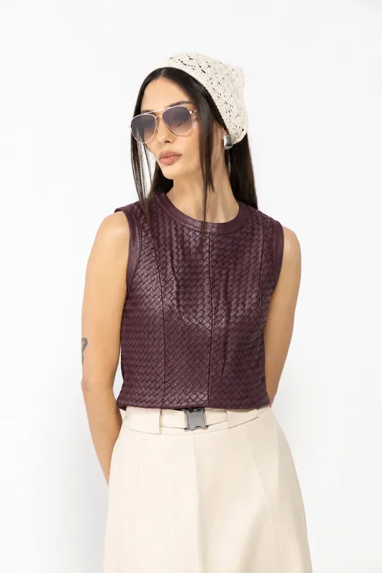 Blusa Arlo - Pelica Uva