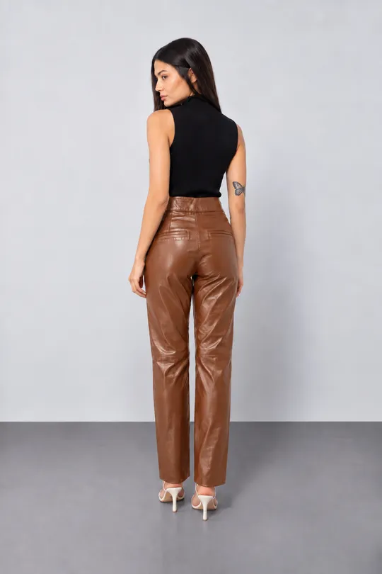 Calça Noa - Pelica Caramelo Calça Noa - Pelica Caramelo